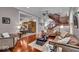 Spacious living room with open access to the kitchen and staircase at 1510 Central Ave, Indianapolis, IN 46202