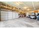 Spacious garage with ample storage space and high ceilings at 16726 Blackbird Ct, Noblesville, IN 46060