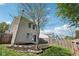 This home has a large yard, a garden area and wood fence that provides privacy at 16780 Lowell Dr, Noblesville, IN 46060