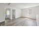 Bright living room with hardwood floors, lots of natural light, and multiple access points at 16780 Lowell Dr, Noblesville, IN 46060