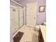 Clean bathroom featuring a walk-in shower with sliding doors, and neutral flooring at 16869 Cimarron Pass, Noblesville, IN 46060