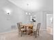 Cozy dining area featuring a round table with seating for four, perfect for intimate meals at 19516 Golden Meadow Way, Noblesville, IN 46060