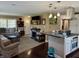 Spacious open floor plan connecting the living room and kitchen for seamless living at 2143 N Graham Ave, Indianapolis, IN 46218