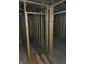 Basement with exposed framing and wooden beams ready for customization at 3123 S Rybolt Ave, Indianapolis, IN 46241