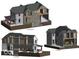 A 3D computer generated cross-section showing the interior and exterior of a two-story home at 3868 N Park Ave, Indianapolis, IN 46205