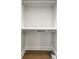 Empty closet with rod and shelf for easy clothing storage at 3868 N Park Ave, Indianapolis, IN 46205