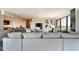 Open-concept living space showcasing the living room and kitchen, with modern decor at 4000 N Meridian St # Apt 15J, Indianapolis, IN 46208