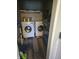 Laundry room with washer and dryer and gray flooring at 4006 Kenneth Ave, Indianapolis, IN 46226