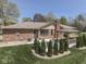 Well-maintained backyard featuring a patio with outdoor seating and a charming gazebo at 4037 Hazy Ln, Greenwood, IN 46142