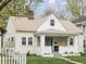 Charming one-story home with a welcoming front porch and a freshly painted exterior at 5252 N College Ave, Indianapolis, IN 46220