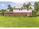 Back exterior view showing the backyard and deck at 7140 Avalon Trail Dr, Indianapolis, IN 46250