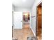 Hallway leading to walk-in closet and tile shower in primary bathroom at 8188 Spring Valley Dr, Plainfield, IN 46168