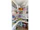 Well-organized pantry with ample storage for groceries and household items at 8188 Spring Valley Dr, Plainfield, IN 46168