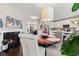 Inviting dining area seamlessly connects to the kitchen and living spaces at 9014 Ramapo Dr, Fishers, IN 46038