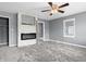 Inviting bedroom with a decorative fireplace and ample natural light at 917 S Grant St, Muncie, IN 47302