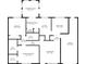 Detailed floor plan showing the layout with the primary bedroom, living room, and kitchen at 11 Woodacre Dr, Carmel, IN 46032