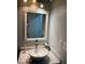 Close-up of bathroom sink and mirror at 1102 Branifield Ct, Franklin, IN 46131