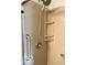 Shower with hand-held shower head and built-in shelving at 1102 Branifield Ct, Franklin, IN 46131