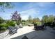 Relax on the patio with a water view at 11592 Saltford Ln, Fishers, IN 46037