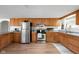 Well-equipped kitchen featuring stainless steel appliances and plenty of storage at 1212 N 10Th St, Elwood, IN 46036