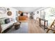 Open concept living space featuring hardwood floors and modern decor at 1212 N 10Th St, Elwood, IN 46036