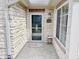 Inviting entryway with stone accents, a glass-paned door and address plaque at 16924 Maple Springs Way, Westfield, IN 46074