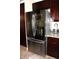 Kitchen featuring stainless steel refrigerator and dark cabinetry at 2120 Dakota Dr, Franklin, IN 46131