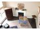 Bright living room boasts abundant natural light, a cozy seating area, and fireplace at 2120 Dakota Dr, Franklin, IN 46131