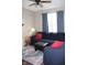 Cozy living room with comfortable seating, a rug, and curtains at 2120 Dakota Dr, Franklin, IN 46131