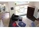 Bright living room boasts abundant natural light, a cozy seating area, and stylish decor at 2120 Dakota Dr, Franklin, IN 46131