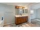 Bathroom with a sink and vanity at 219 S Sherman Dr, Indianapolis, IN 46201