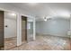 A bright, airy bedroom featuring a mirrored closet at 219 S Sherman Dr, Indianapolis, IN 46201