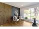 Cozy sitting area with natural light, modern decor, and views of the outdoors at 2325 Melody Ln, Anderson, IN 46012