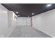 This finished basement features recessed lighting and a stylish dark ceiling at 2539 E 68Th St, Indianapolis, IN 46220