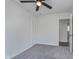 Bedroom featuring carpet, one window, closet, and neutral paint at 2539 E 68Th St, Indianapolis, IN 46220