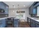 Updated kitchen with modern appliances, a stylish island, and ample counter space at 2539 E 68Th St, Indianapolis, IN 46220