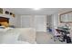Bright bedroom with ample closet space and a desk area, perfect for work or study at 2610 S Sheridan Ave, Indianapolis, IN 46203