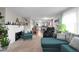 Inviting living room with plush furniture, fireplace, and bright, open concept design at 2610 S Sheridan Ave, Indianapolis, IN 46203