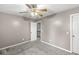 Neutral bedroom featuring soft carpet and closet space at 3582 Fieldhurst Ln, Plainfield, IN 46168