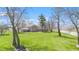 Exterior displaying an expansive green lawn surrounding the back of the home at 4155 S State Rd 39, Lebanon, IN 46052