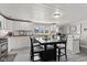 Spacious kitchen with stainless steel appliances, a center island, and ample counter space at 4155 S State Rd 39, Lebanon, IN 46052