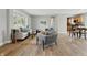 Inviting living room with a large picture window and views of the outdoors at 4450 Bridgefield West Dr, Plainfield, IN 46168