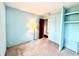 Cozy bedroom with paneled walls, carpet, and plenty of natural light at 476 Southgate Dr, Greenwood, IN 46143