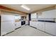 Functional kitchen featuring white appliances, practical layout, and good lighting at 476 Southgate Dr, Greenwood, IN 46143