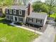 Charming two-story home boasts a lush green lawn and well-maintained landscaping at 5829 Lasalle St, Indianapolis, IN 46220
