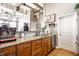 Modern kitchen features stainless steel appliances, granite countertops, and hardwood floors at 624 E Walnut St # 46, Indianapolis, IN 46204