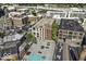 Spacious parking lot with dedicated parking space for residents and visitors at 624 E Walnut St # 46, Indianapolis, IN 46204