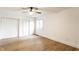 Bright bedroom with ample natural light, laminate floors and a spacious closet at 660 Sun Valley Ct, Indianapolis, IN 46217