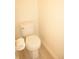 Close-up of a standard white toilet in a clean, well-lit bathroom at 6725 Tramcus Dr, Indianapolis, IN 46260