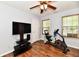 Bonus room has wood-look floors and could be used as an exercise room or playroom at 921 Kimberly Ave, Westfield, IN 46074
